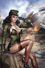 Bettie Page Alien Agenda #1 Cvr Q Burns Ltd (STL219208)
