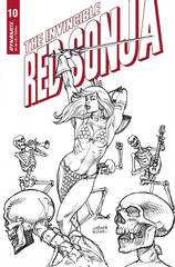 Invincible Red Sonja #10 Cvr I 25 Copy Incv Linsner B&W (STL219352)