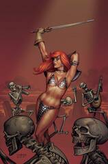 Invincible Red Sonja #10 Cvr L Linsner Ltd Virgin (STL219355)