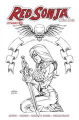 Red Sonja (2021) #7 Cvr H 25 Copy Incv Linsner B&W (STL219320)
