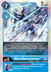 WereGarurumon - BT7-026 - SR - Foil