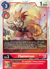 Flamemon - BT7-008 - R - Foil