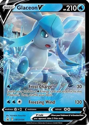 Glaceon V - SWSH196 - SWSH Black Star Promos