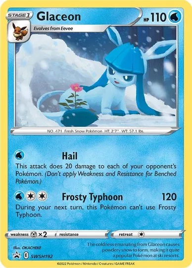 Glaceon - SWSH192 - SWSH Black Star Promos