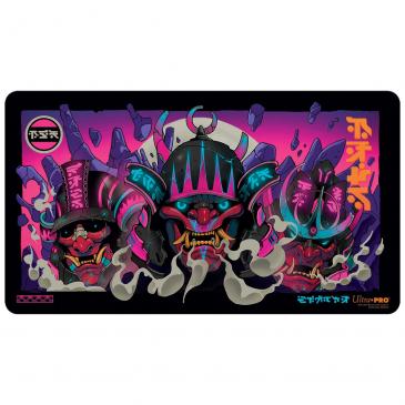 Ultra Pro MTG Kamigawa: Neon Dynasty Black Stitched Playmat
