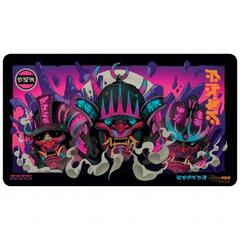 Ultra Pro MTG Kamigawa: Neon Dynasty Black Stitched Playmat