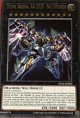 Divine Arsenal AA-ZEUS - Sky Thunder - OP18-EN002 - Ultimate Rare - Unlimited Edition