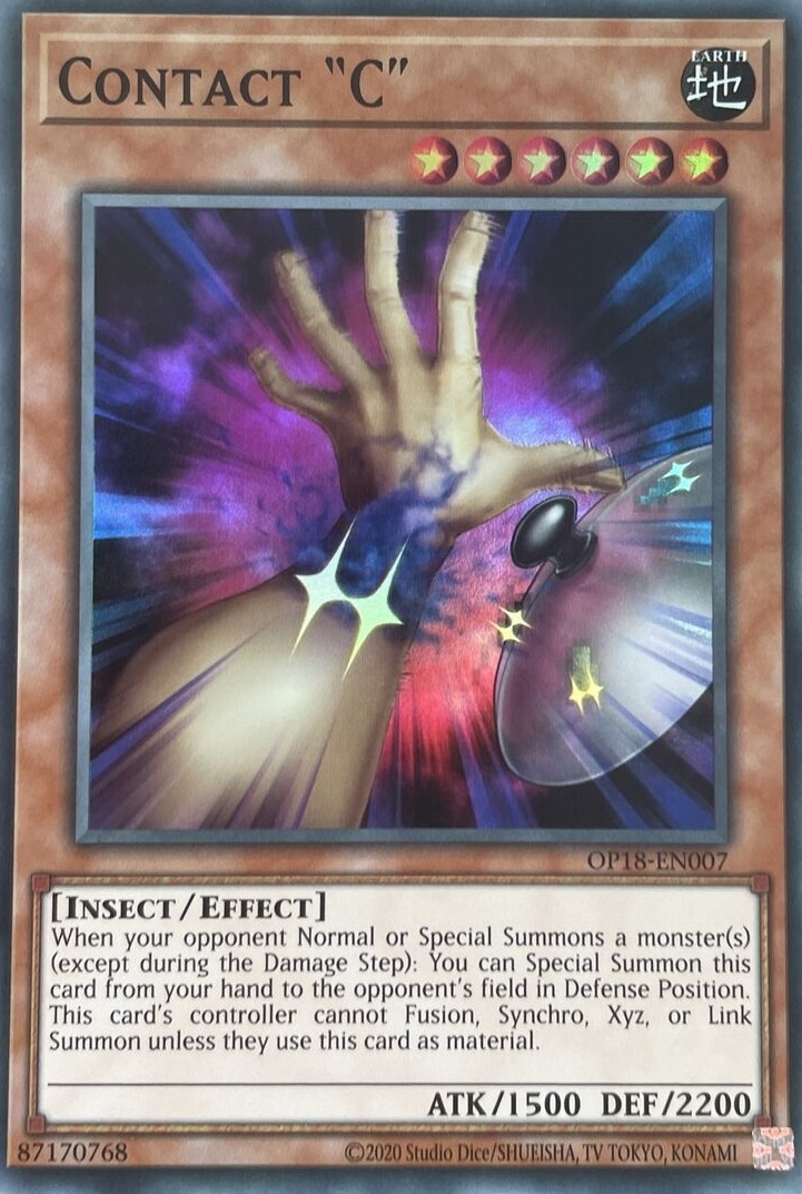 Contact C - OP18-EN007 - Super Rare - Unlimited Edition