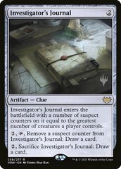 Investigator's Journal - Foil - Promo Pack