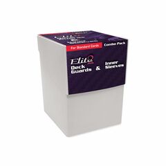 Combo Pack - Inner Sleeves and Elite2 Deck Guards-White