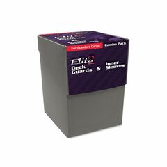 Combo Pack - Inner Sleeves and Elite2 Deck Guards-Cool Gray