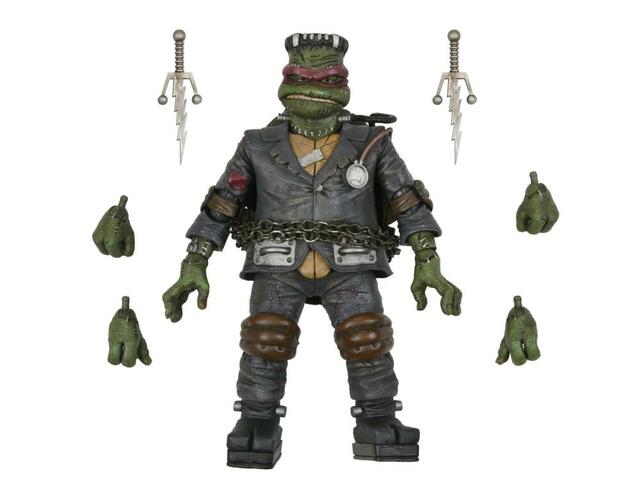 Universal Monsters x Teenage Mutant Ninja Turtles Ultimate Raphael as Frankensteins Monster Action Figure