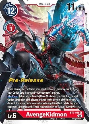 AvengeKidmon - BT7-015 - U (Next Adventure Pre-Release Promo) AvengeKidmon - BT7-015 - U (Next Adventure Pre-Release Promo)