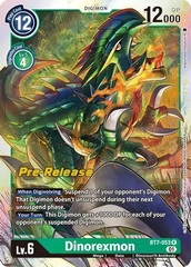 Dinorexmon - BT7-053 - R (Next Adventure Pre-Release Promo)