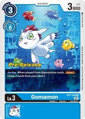 Gomamon - BT7-018 - U (Next Adventure Pre-Release Promo)