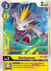 Herissmon - BT7-031 - R (Next Adventure Pre-Release Promo)