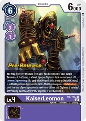 KaiserLeomon - BT7-073 - U (Next Adventure Pre-Release Promo)