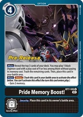 Pride Memory Boost! - BT7-105 - U (Next Adventure Pre-Release Promo)