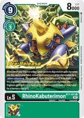 Rhinokabuterimon - BT7-051 - U (Next Adventure Pre-Release Promo)