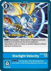 Starlight Velocity - BT7-096 - U (Next Adventure Pre-Release Promo)