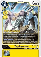 Zephyrmon - BT7-036 - U (Next Adventure Pre-Release Promo)