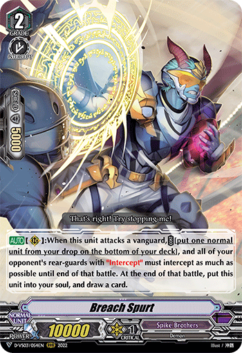 Breach Spurt - D-VS03/054EN - RRR