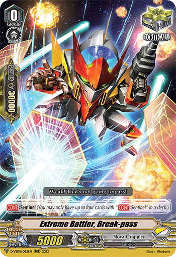 Extreme Battler, Break-pass - D-VS04/042EN - RRR