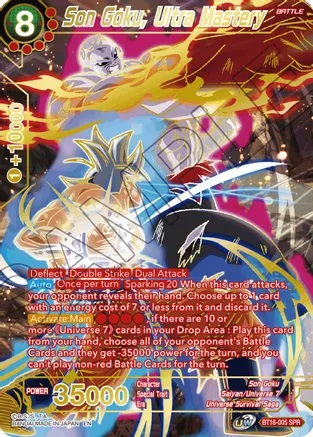 Son Goku, Ultra Mastery - BT16-005 - SPR