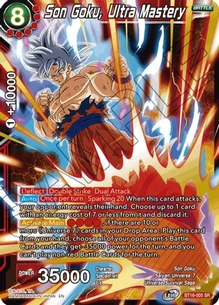 Son Goku, Ultra Mastery - BT16-005 - SR