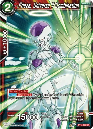 Frieza, Universe 7 Combination - BT16-011 - UC