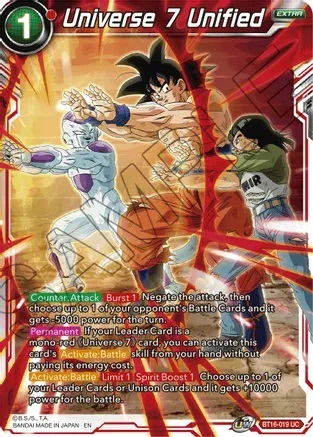 Universe 7 Unified - BT16-019 - UC