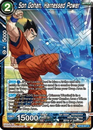 Son Gohan, Harnessed Power - BT16-027 - C