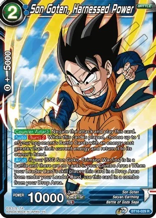 Son Goten, Harnessed Power - BT16-029 - R