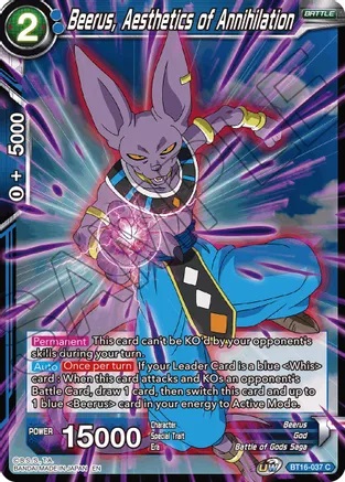 Beerus, Aesthetic of Annihilation - BT16-037 - C