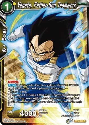 Vegeta, Father-Son Teamwork - BT16-079 - C