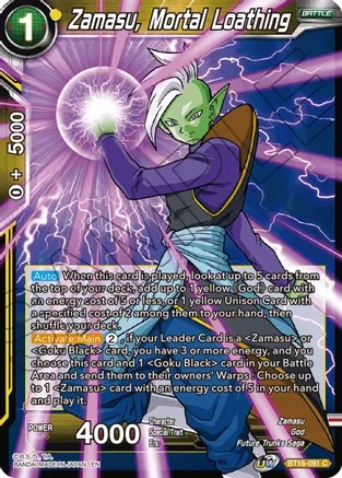 Zamasu, Mortal Loathing - BT16-091 - C