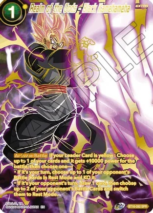 Realm of the Gods - Black Kamehameha - BT16-092 - SPR