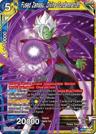 Fused Zamasu, Divine Condemnation - BT16-130 - R