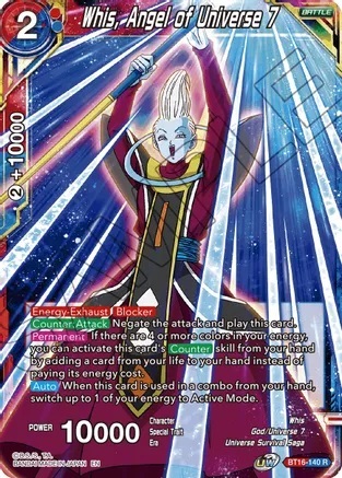 Whis, Angel of Universe 7 - BT16-140 - R