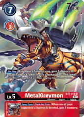 MetalGreymon (Alternate Art) - BT7-013 - SR