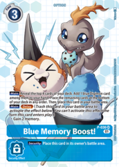 Blue Memory Boost! - P-036 - P (Next Adventure Box Promotion Pack)