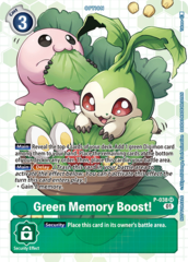 Green Memory Boost! (Alternate Art) - P-038 - P