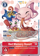 Red Memory Boost! (Alternate Art) - P-035 - P