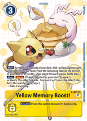 Yellow Memory Boost! (Alternate Art) - P-037 - P