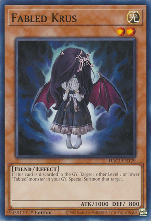 Fabled Krus - HAC1-EN129 - Common - 1st Edition