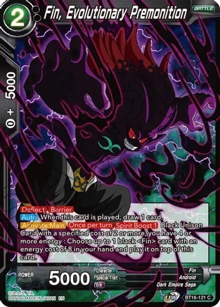 Fin, Evolutionary Premonition - BT16-121 - C - Foil
