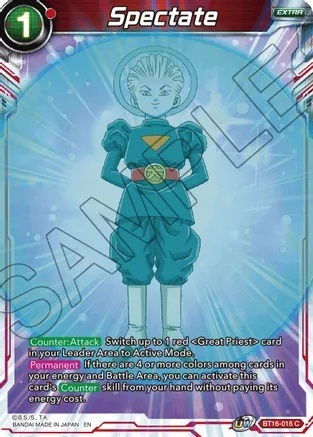 Spectate - BT16-016 - C - Foil