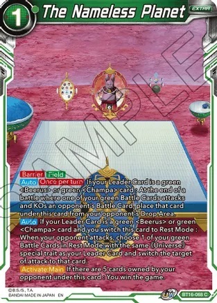 The Nameless Planet - BT16-068 - C - Foil
