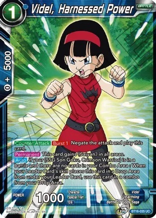 Videl, Harnessed Power - BT16-035 - UC - Foil