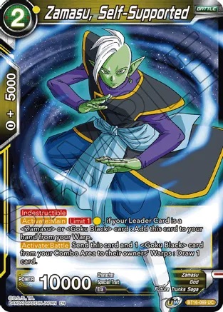 Zamasu, Self-Supported - BT16-089 - UC - Foil